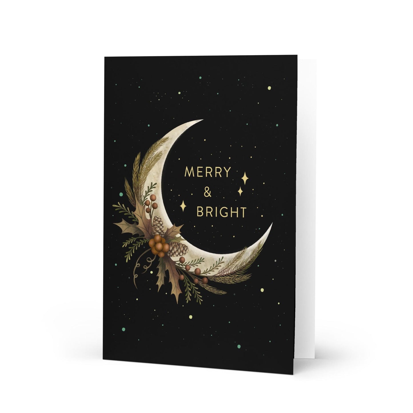 Pack of 3, Cozy & Magical Christmas greeting card